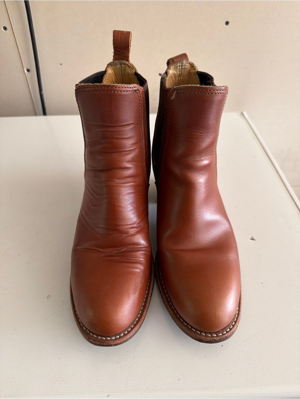Red Wing Heritage Harriet Chelsea Boots 3390 Cognac Leather Size 8.5 B